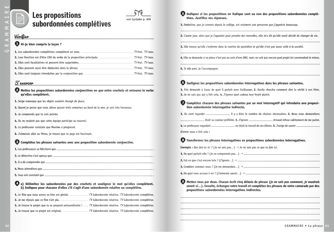 Mon Cahier De Français 5ème Corrigé Pdf Cahier exercices 5ème {Français} | chouette y a plus ecole